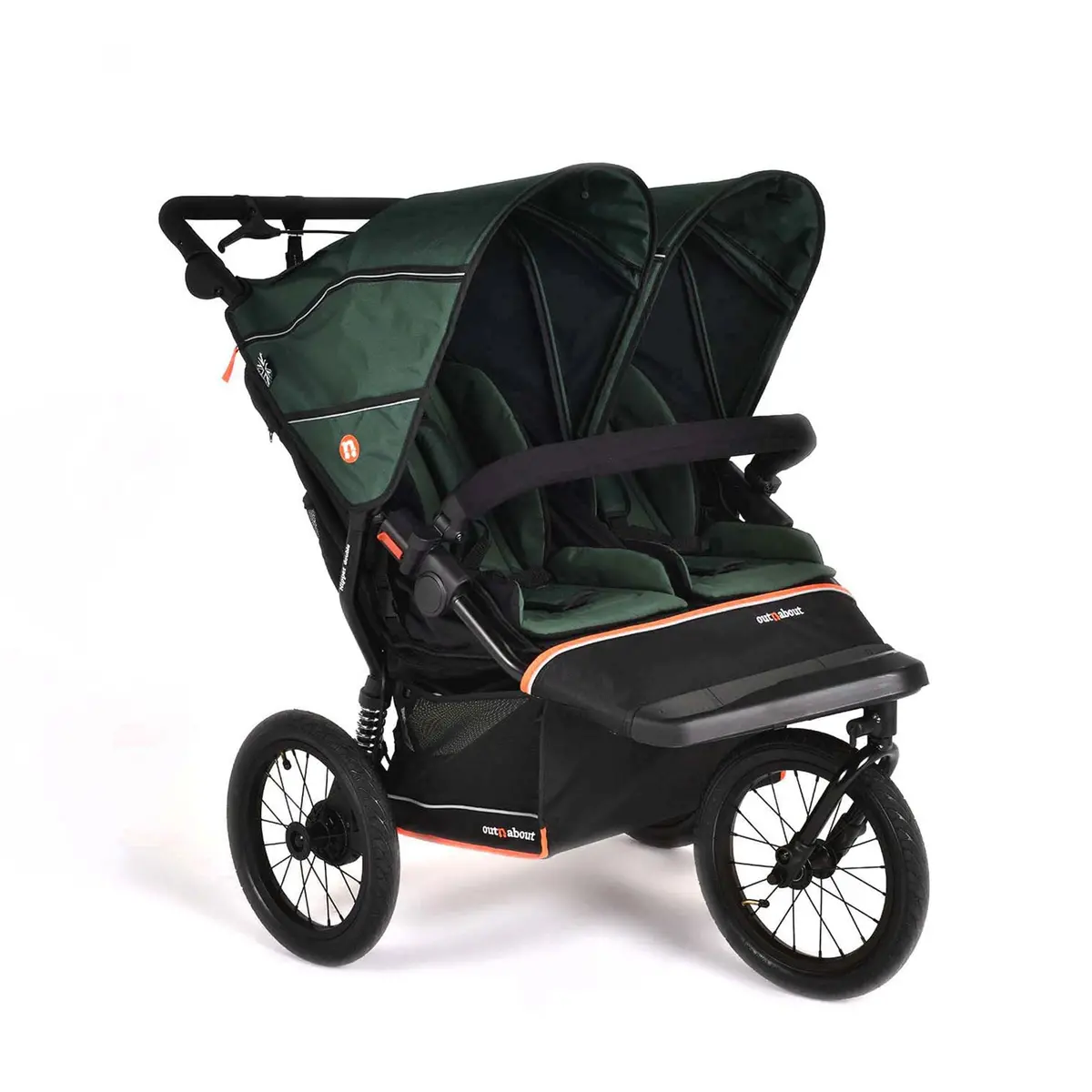 Out N About Nipper Double V6 Plus - Sycamore Green 1