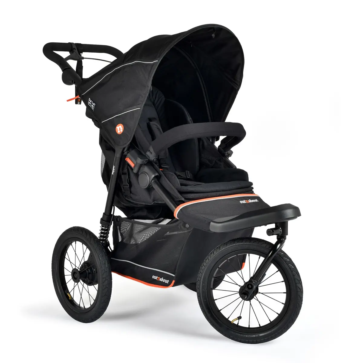 Out N About Nipper V6 Plus Travel System - Summit Black 2