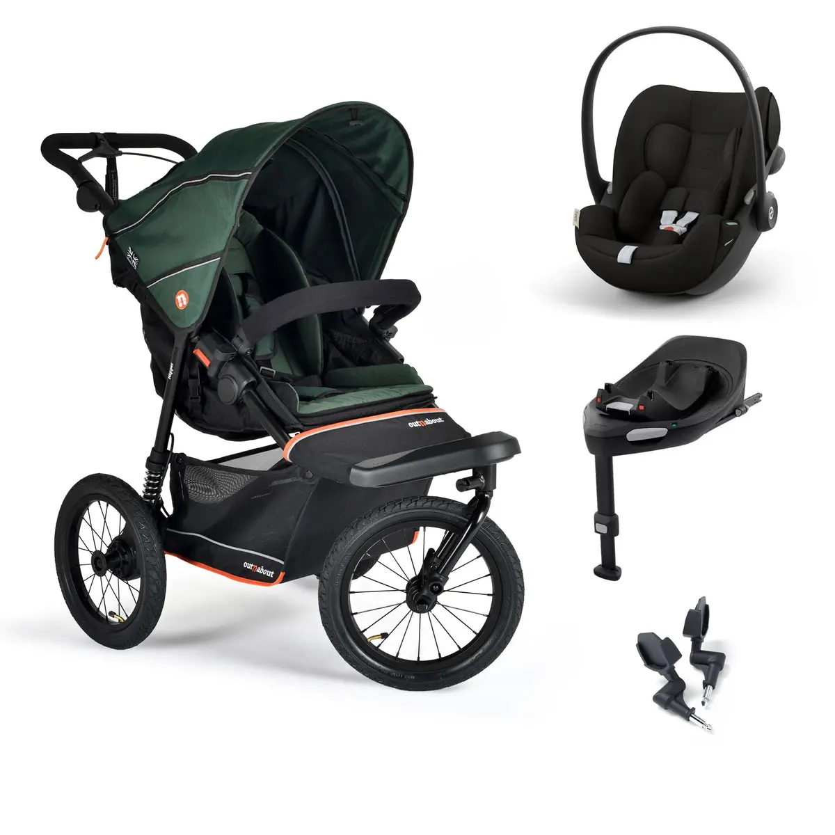 Out N About Nipper V6 Plus Travel System - Sycamore Green 2