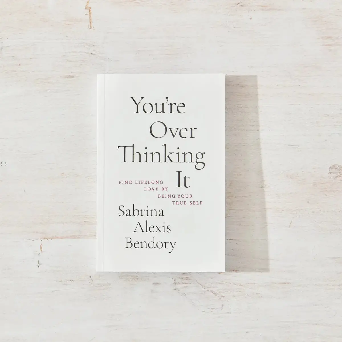 You're Overthinking It By Sabrina Alexis Bindery 1