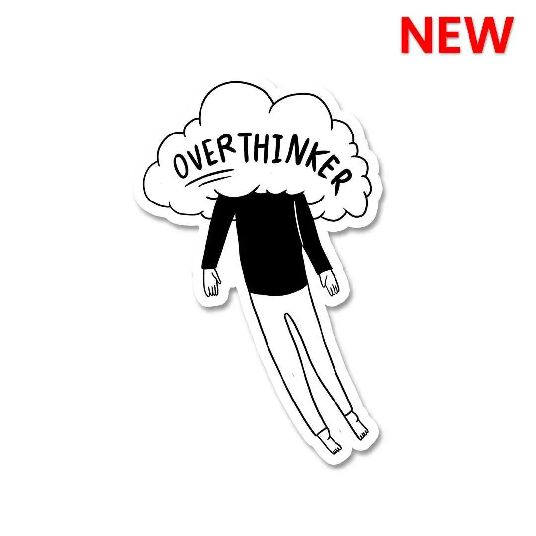 Over Thinker Sticker 1