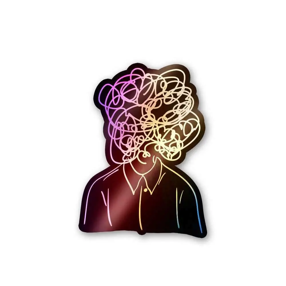Overthinking Holographic Stickers 1
