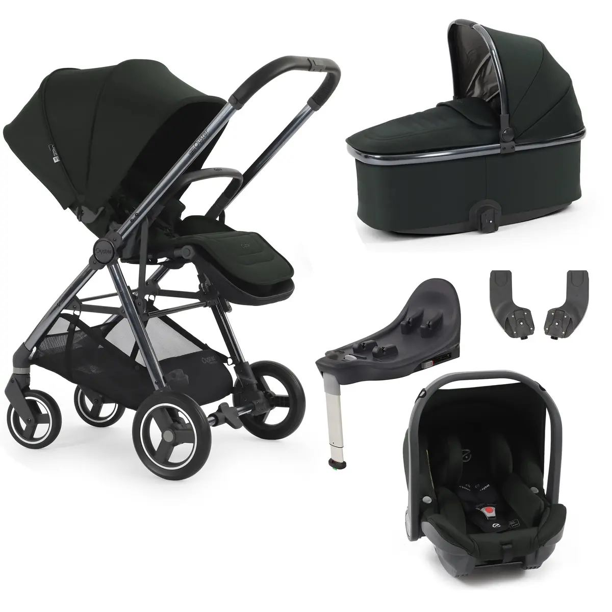 Babystyle Oyster Gravity+ 5 Piece Bundle - Black Olive 1