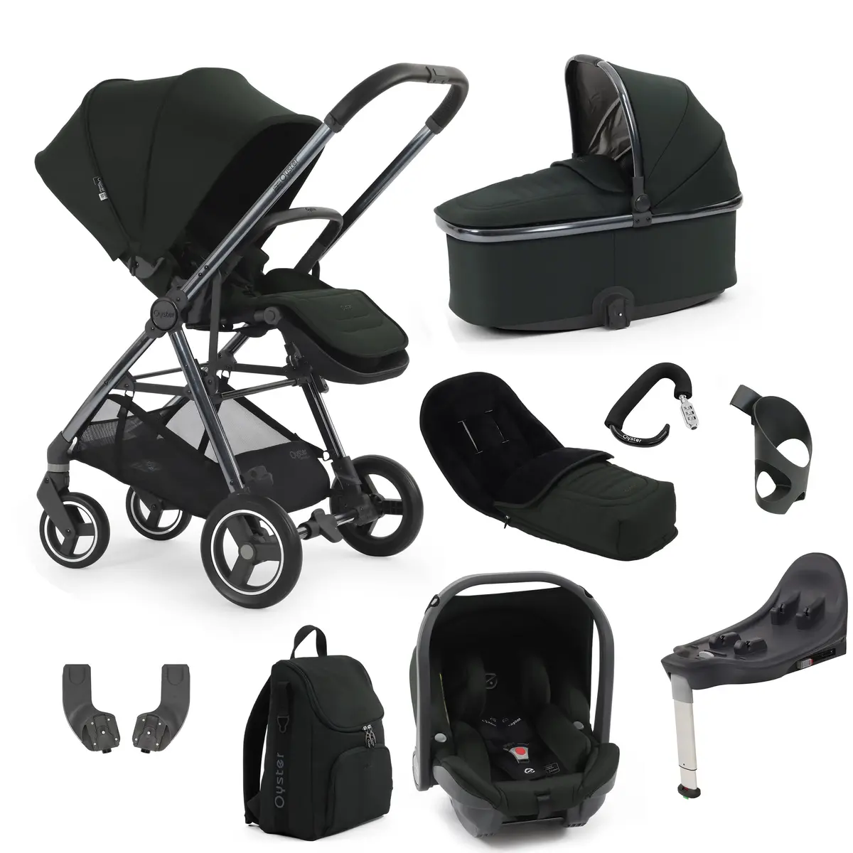 Babystyle Oyster Gravity+ 9 Piece Bundle - Black Olive 1