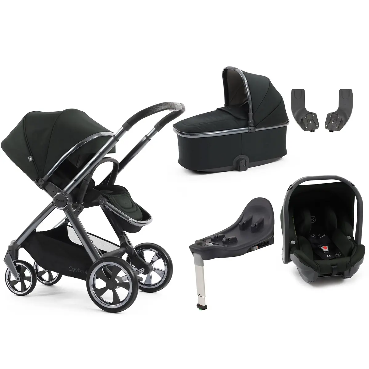 Babystyle Oyster 4 Essential Bundle - Black Olive 1