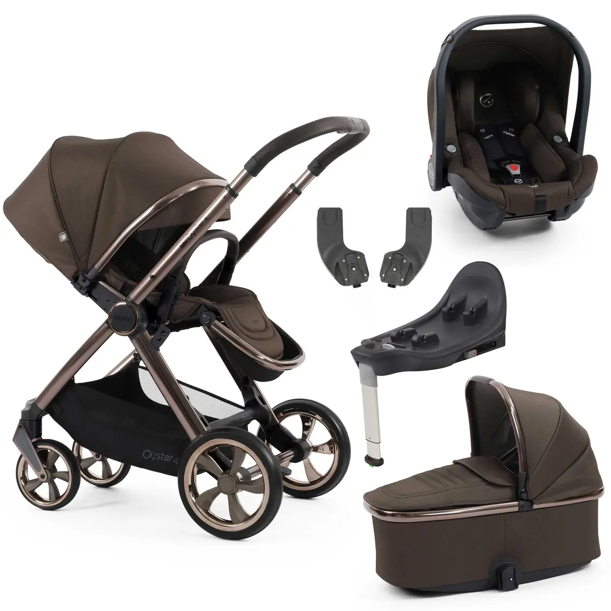 Babystyle Oyster 4 Essential Bundle - Chocolate Velvet 1