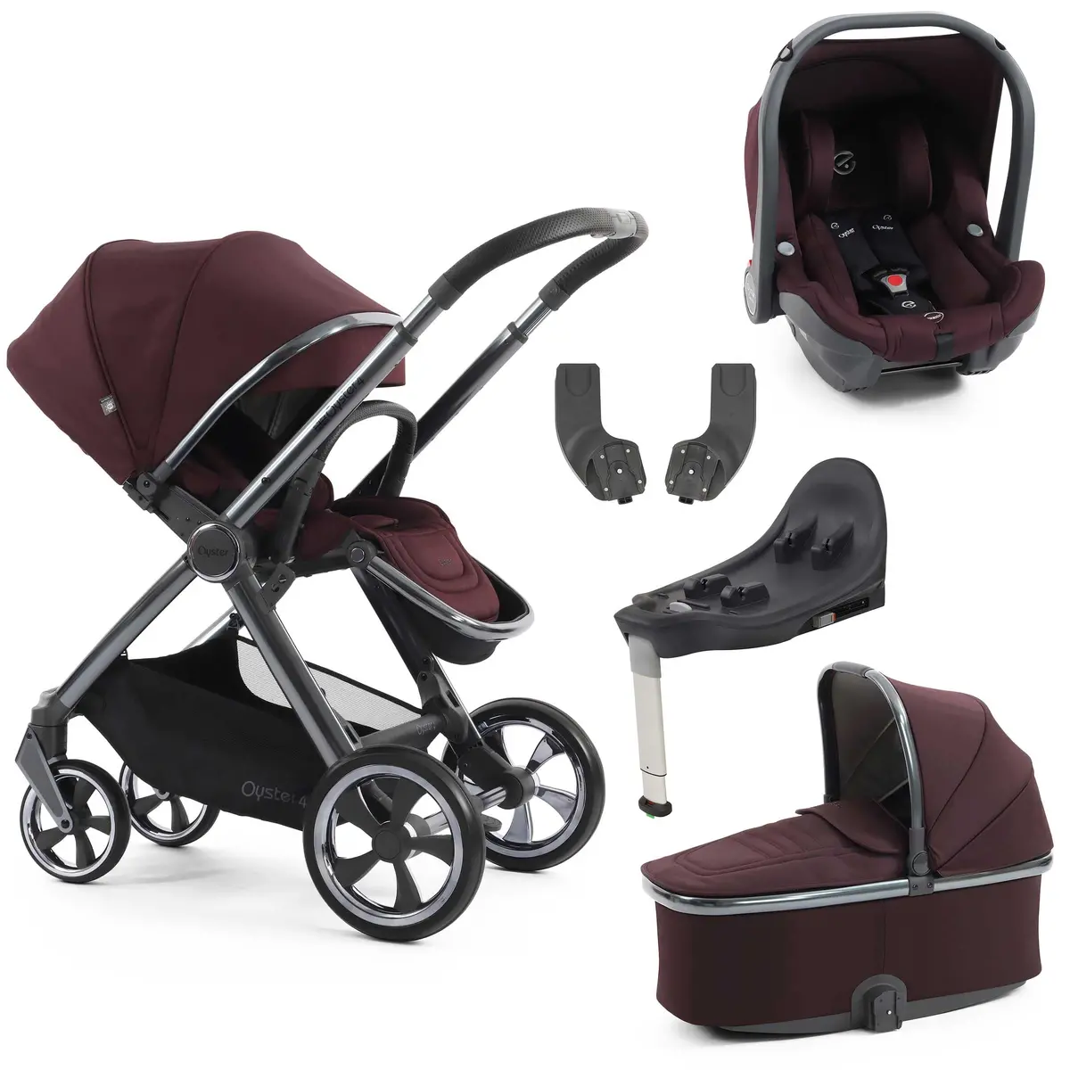 Babystyle Oyster 4 Essential Bundle - Mulberry 1