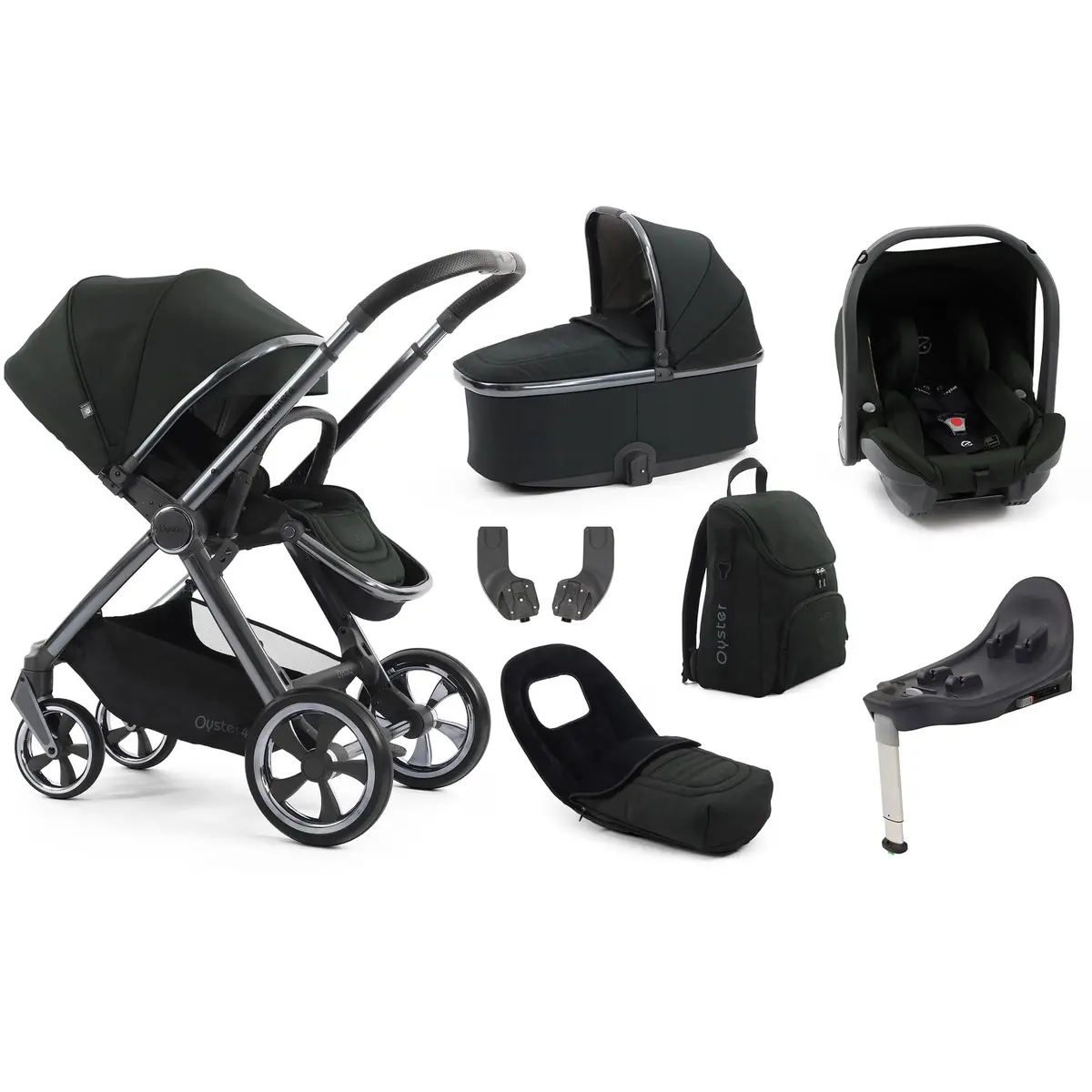 Babystyle Oyster 4 Luxury Bundle - Black Olive 1