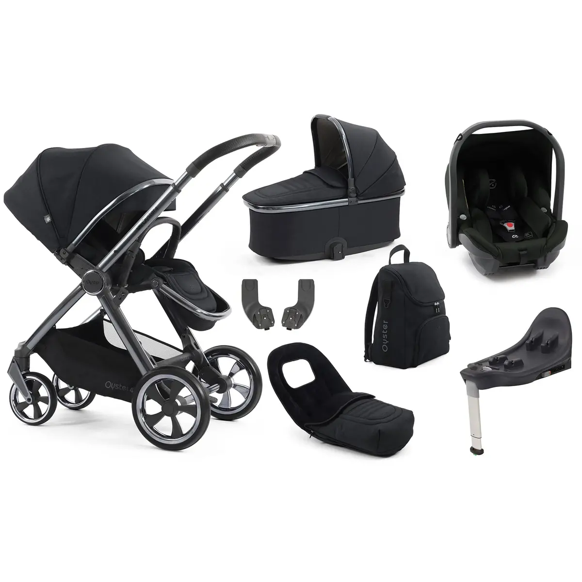 Babystyle Oyster 4 Luxury Bundle - Carbonite 1