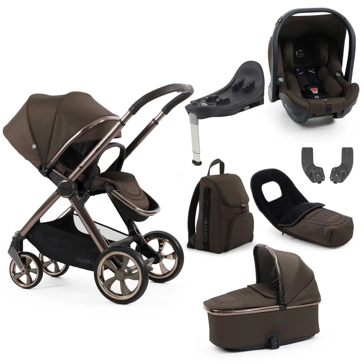 Babystyle Oyster 4 Luxury Bundle - Chocolate Velvet 1