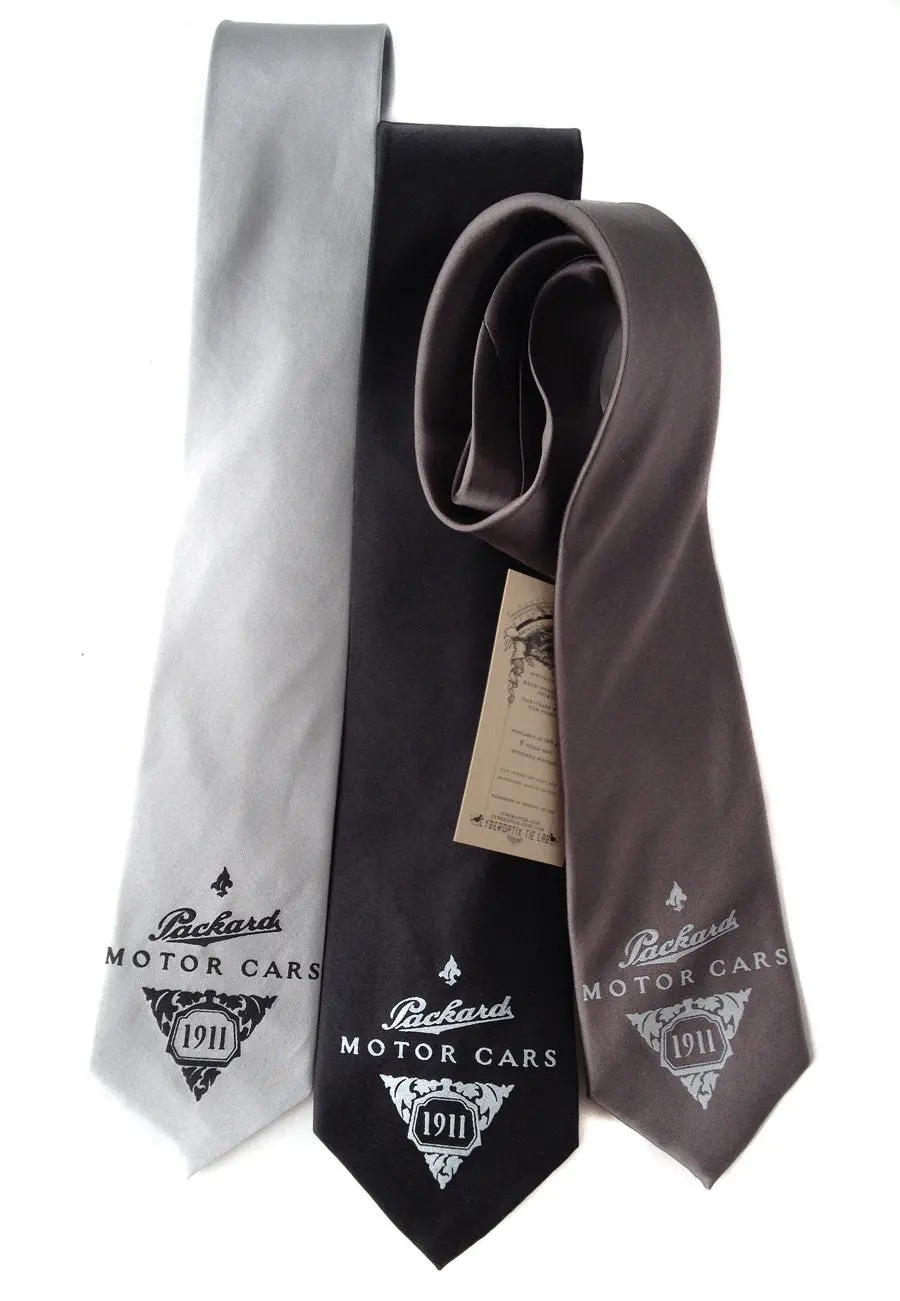 Packard Motors 1911 Insignia Silk Necktie 1