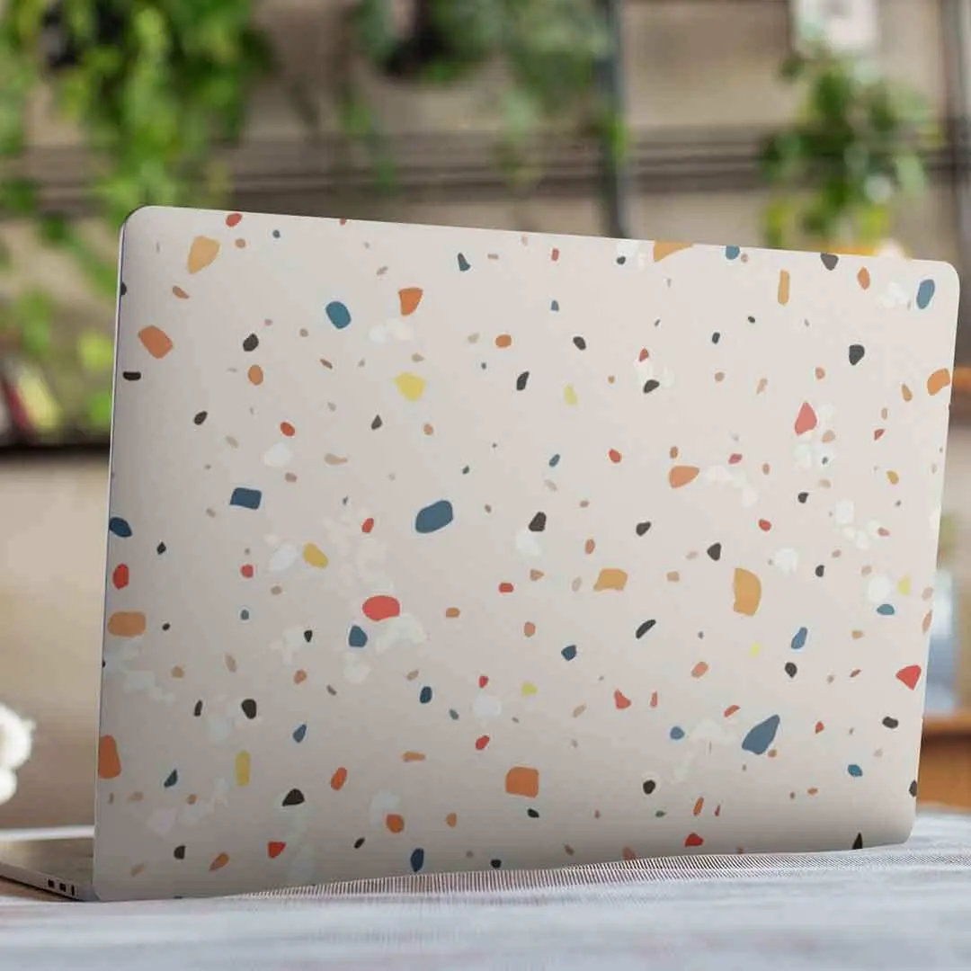 Paint Attack White Laptop Skin 1