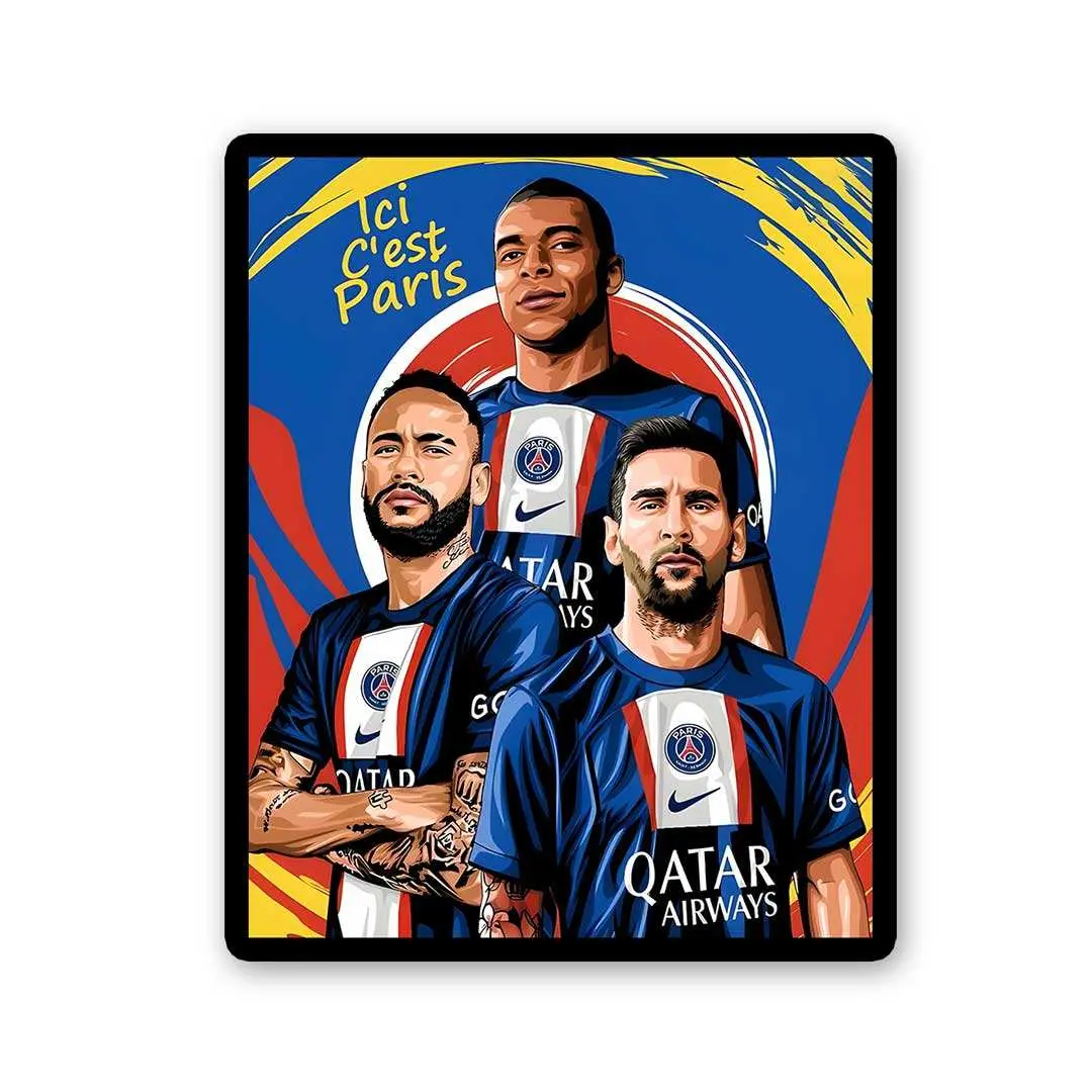Paris Football Sticker 1