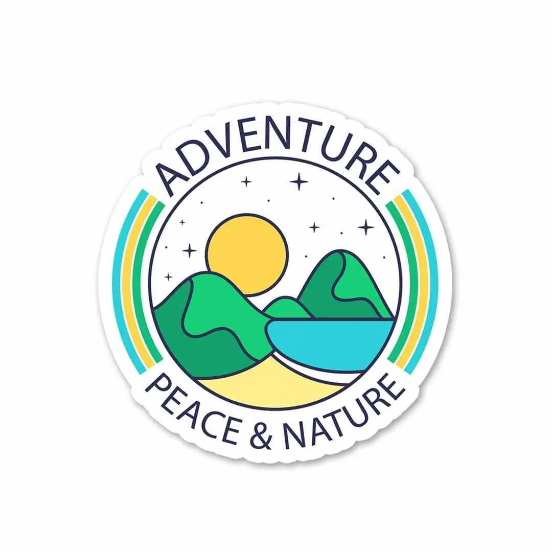 Peace And Nature Sticker 1
