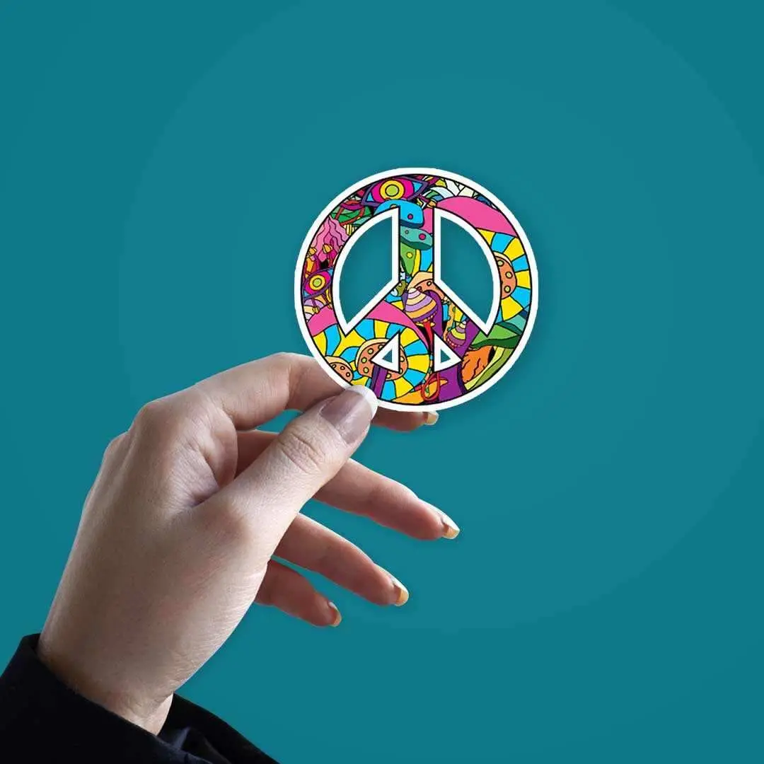Peace Graffiti Sticker 2