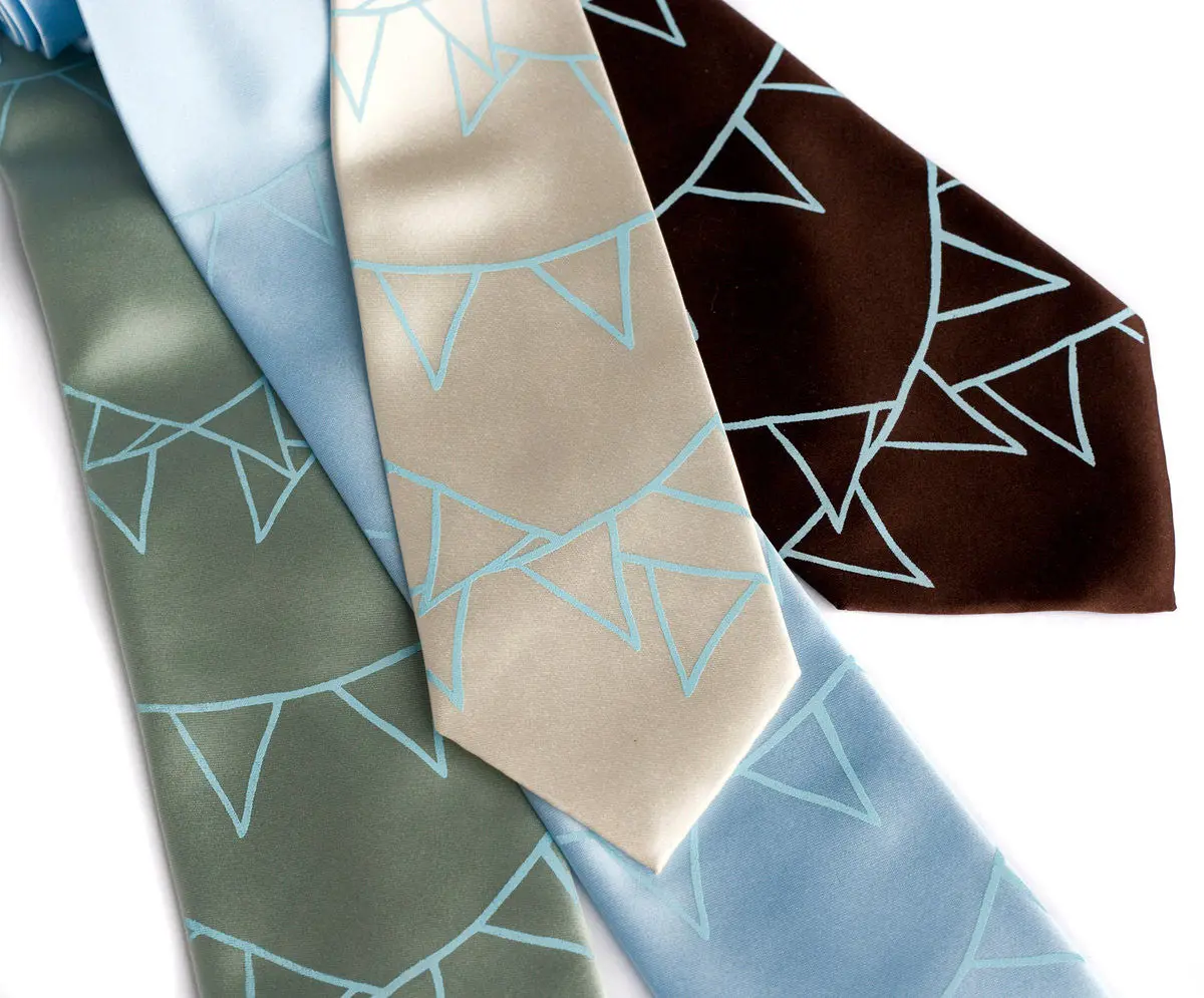 Pennant Flags Necktie, Microfiber Tie. 2