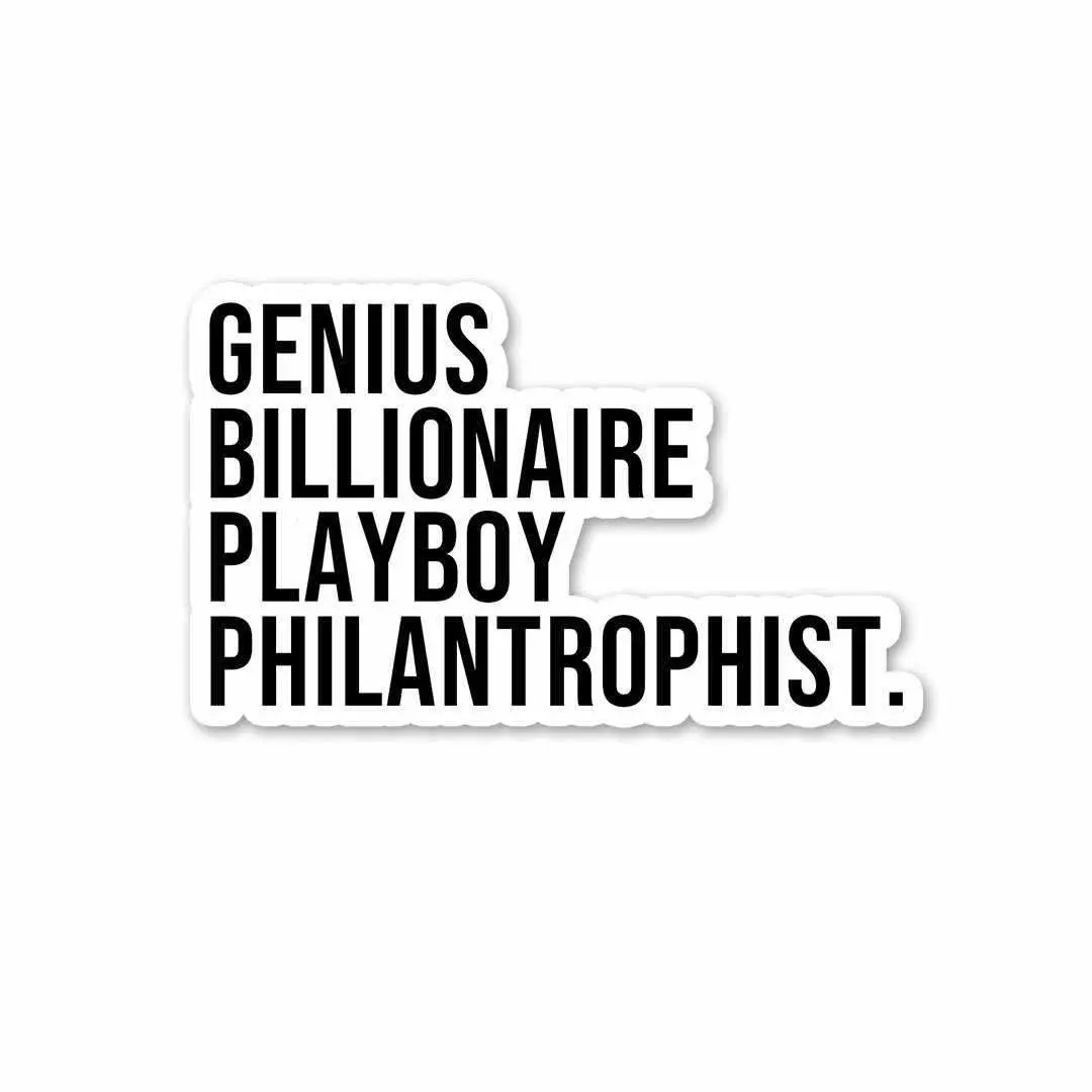 Philanthrophist Sticker 1