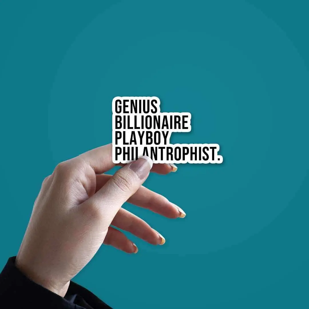 Philanthrophist Sticker 2