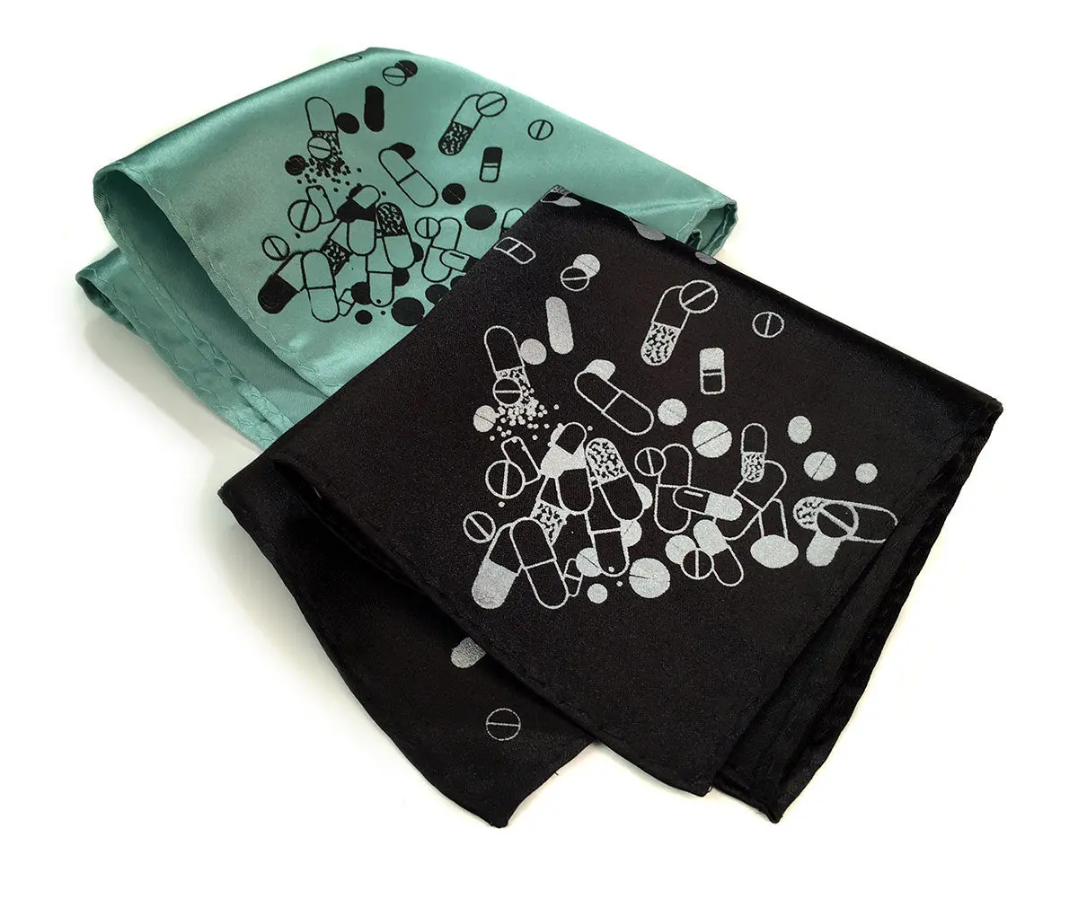 Pill Spill Pocket Square 1