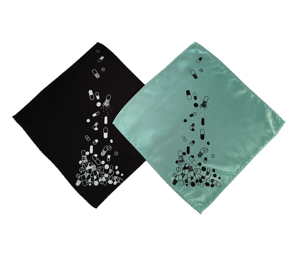 Pill Spill Pocket Square 2