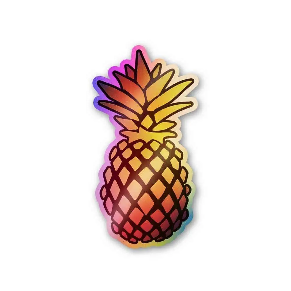 Pineapple Holographic Stickers 1