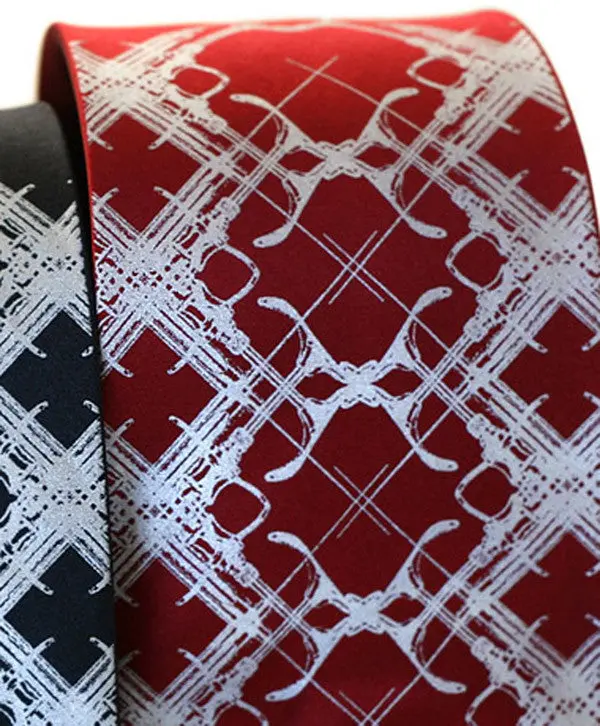 Design Addict Necktie. Plaid Habit, Vaccine, Shot Tie 1