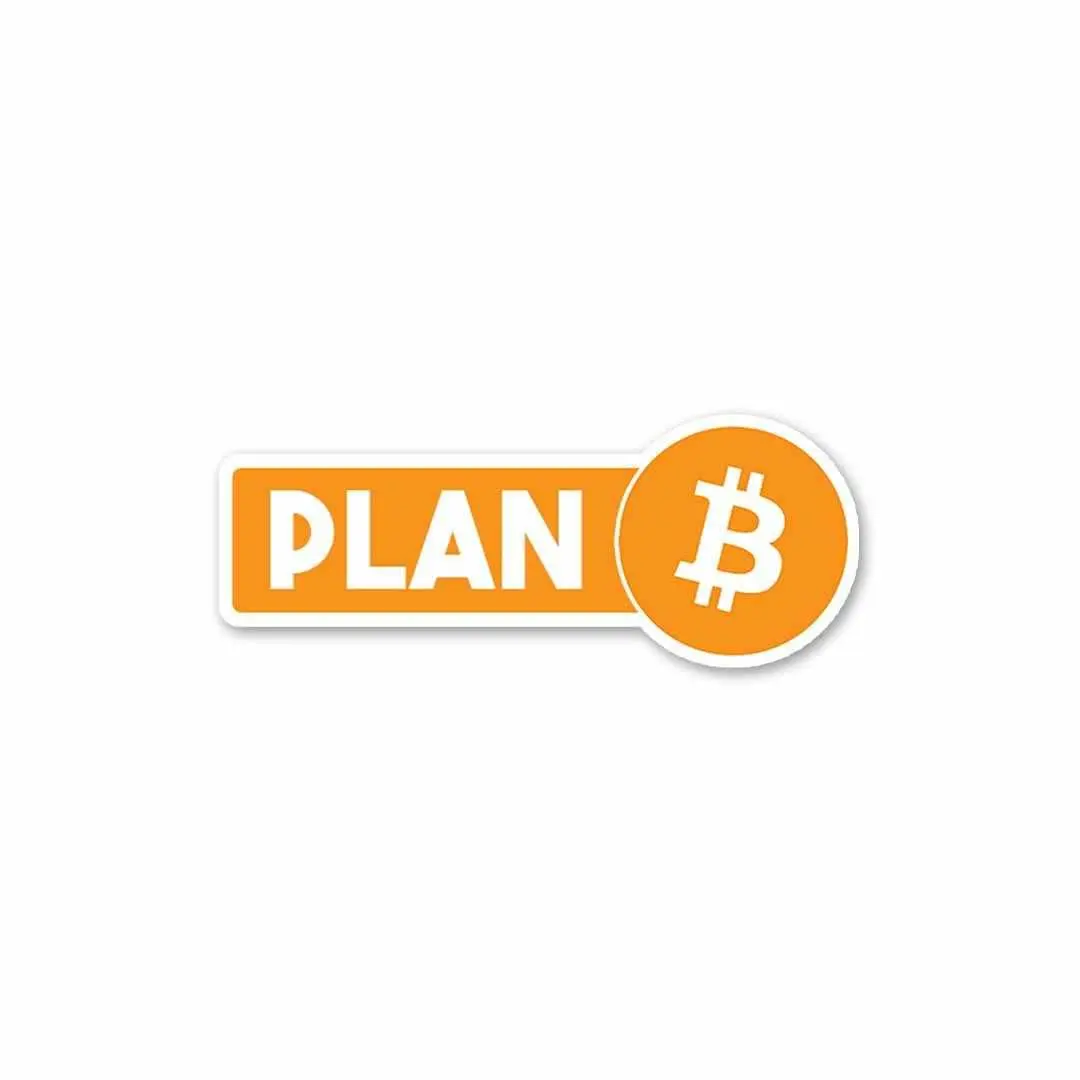 Plan[B]Itcoin Sticker 1
