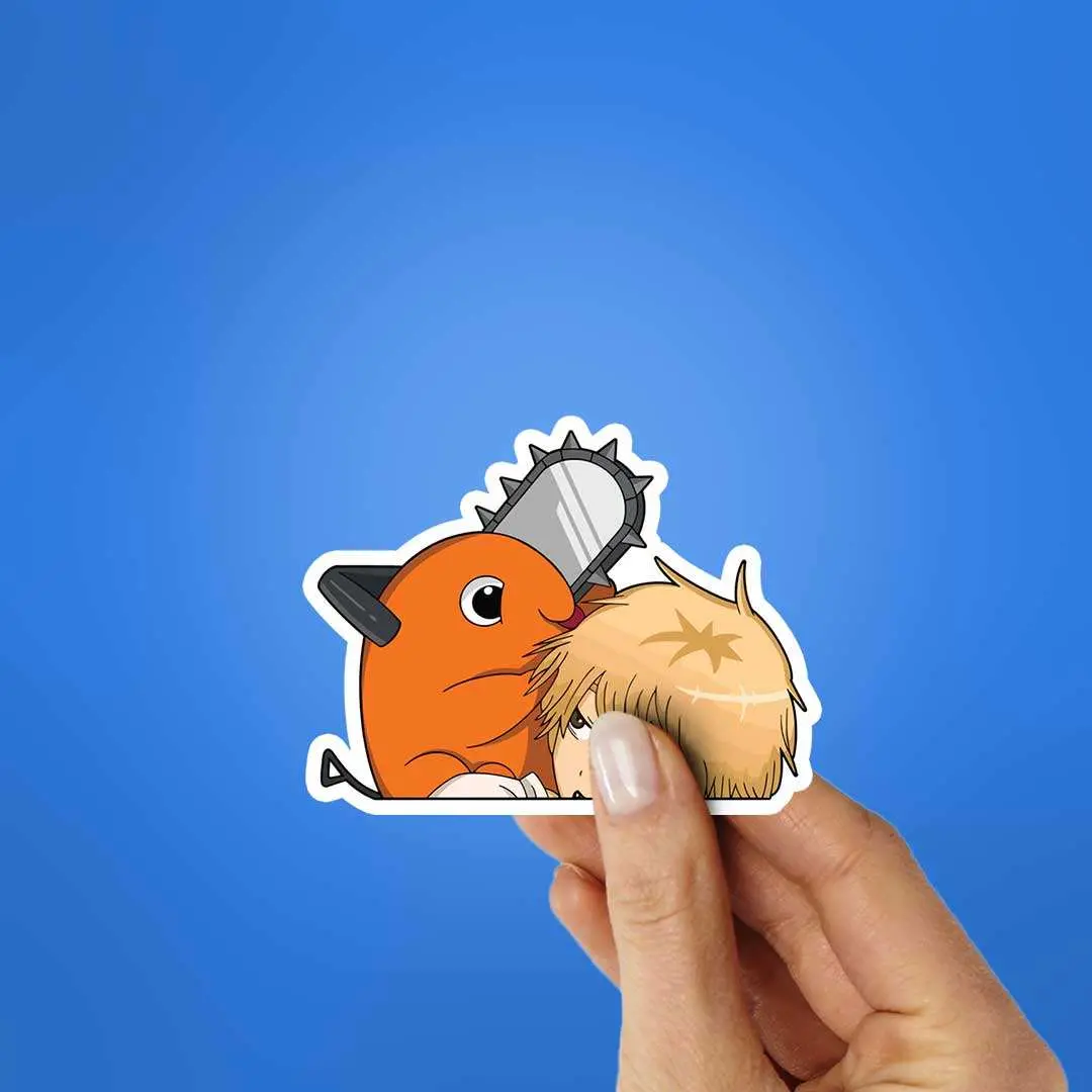 Pochita 0.1 Sticker 2