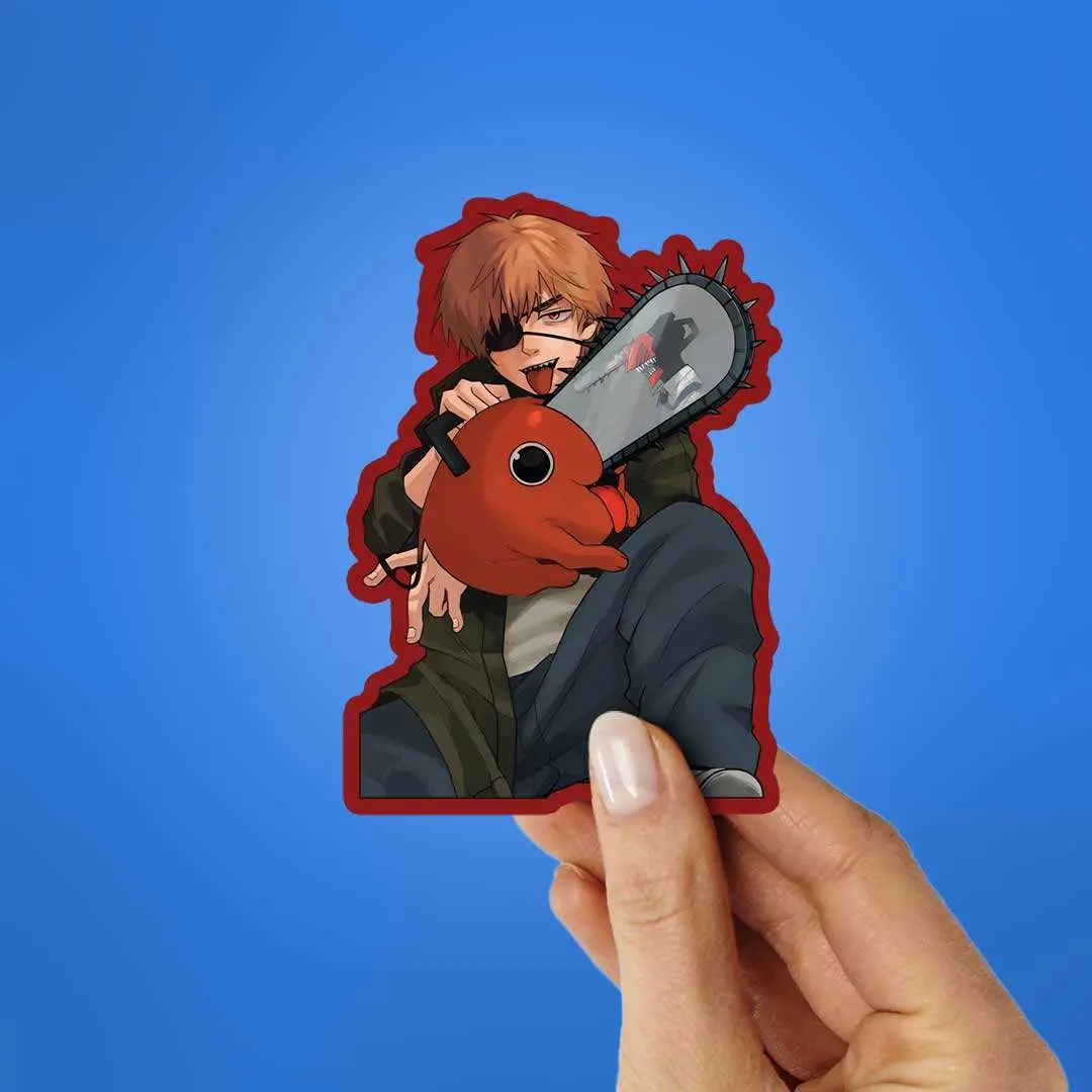 Pochita Sticker 2