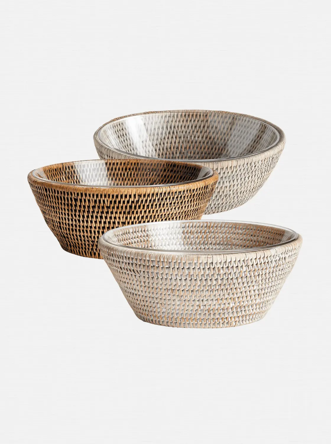 Polly Rattan Serving Bowl 1