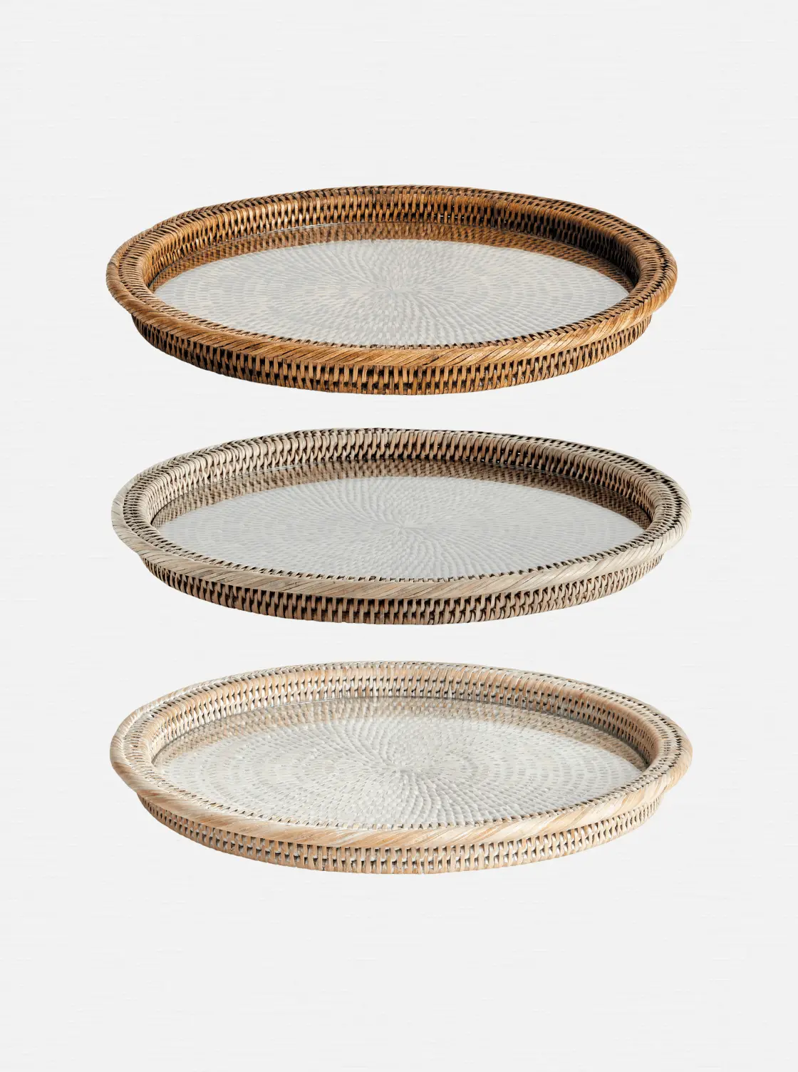Polly Rattan Serving Platter 1