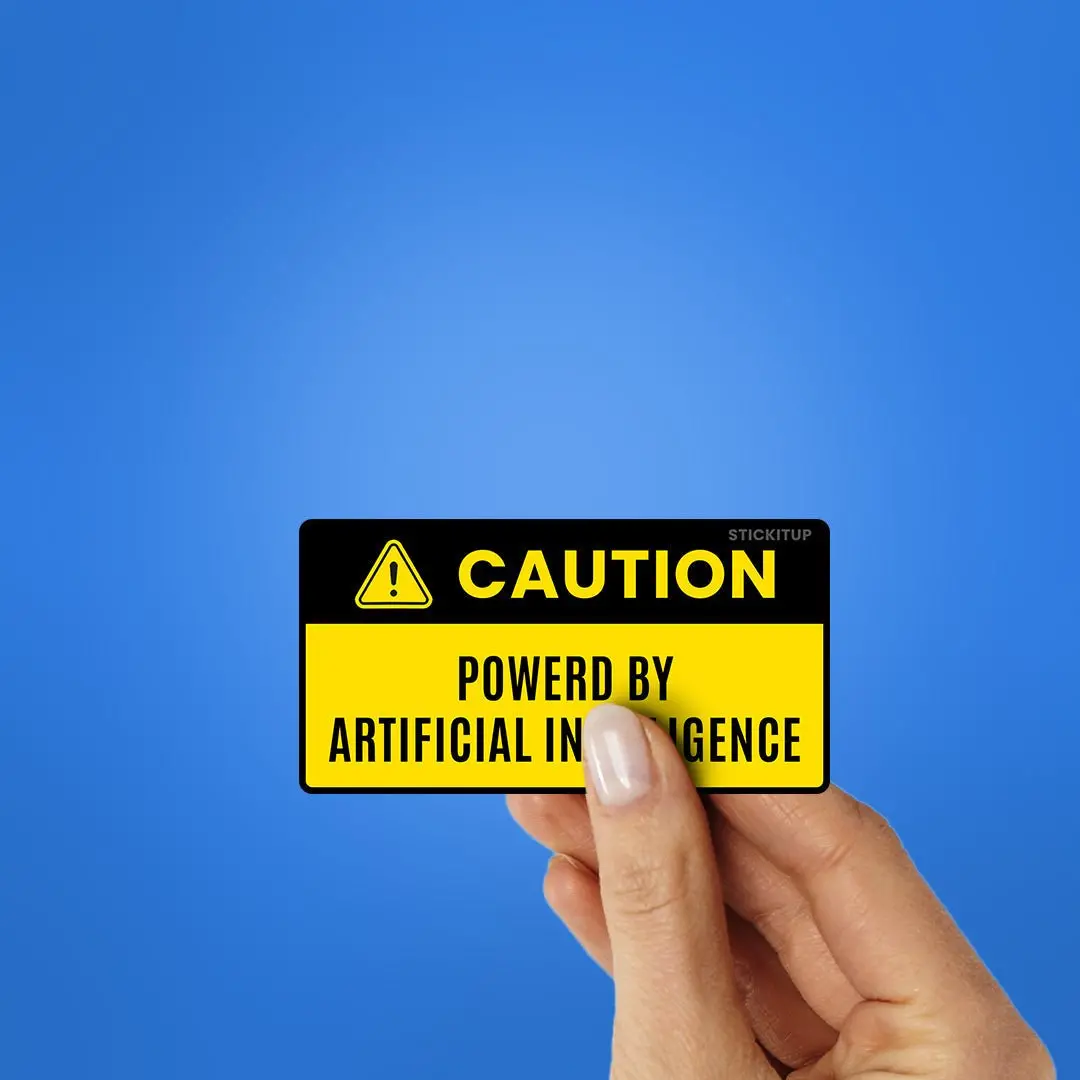 Powered By Artificial Sticker 2