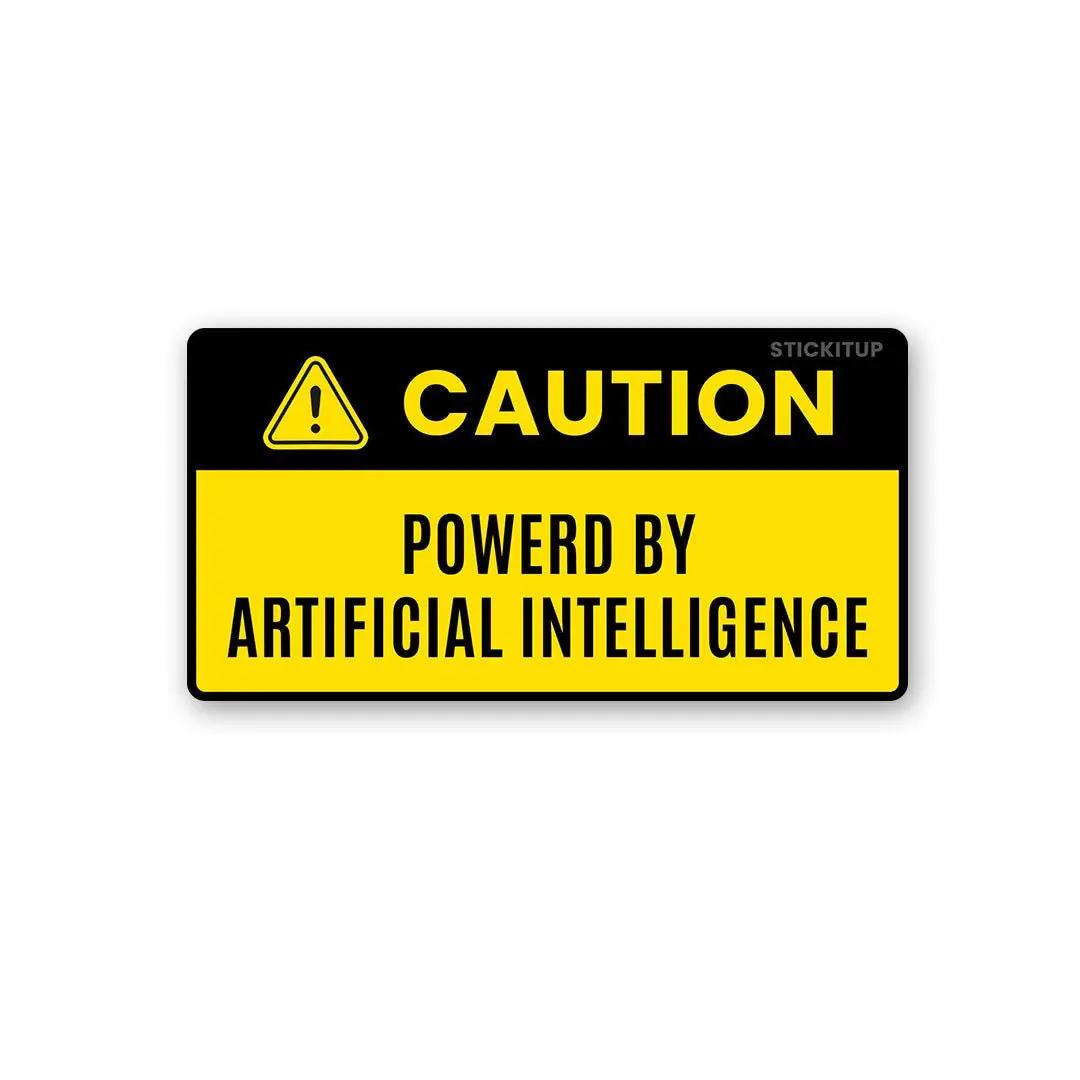 Powered By Artificial Sticker 1