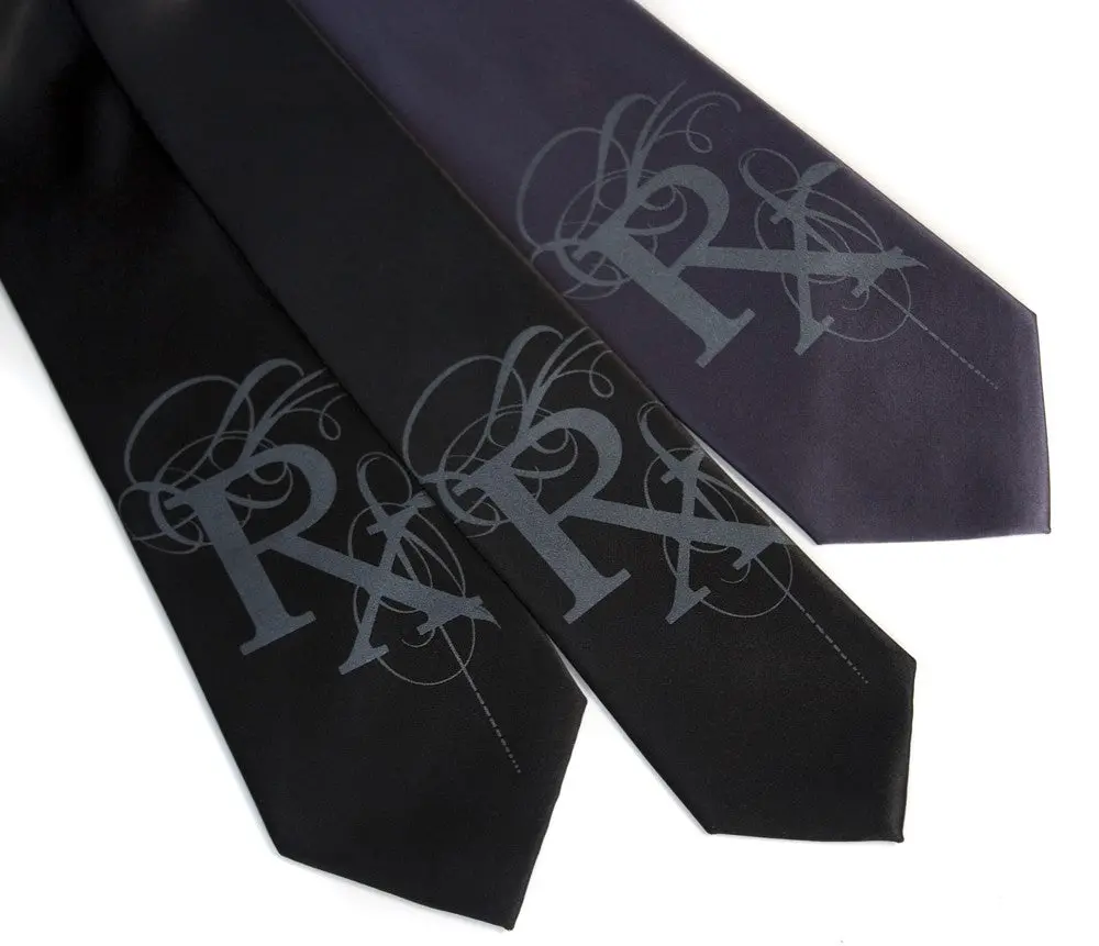 Prescription Rx Fancy Silk Necktie 1