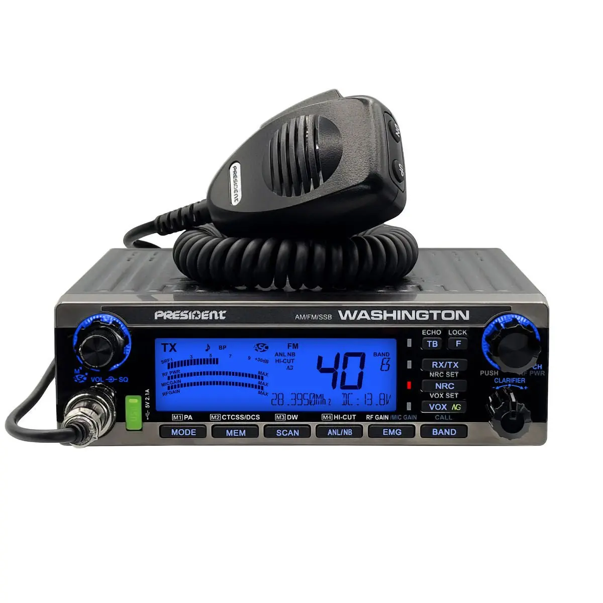 Cb Radios | President 10 Meter Radio - President Washington 10 Meter Radio 1