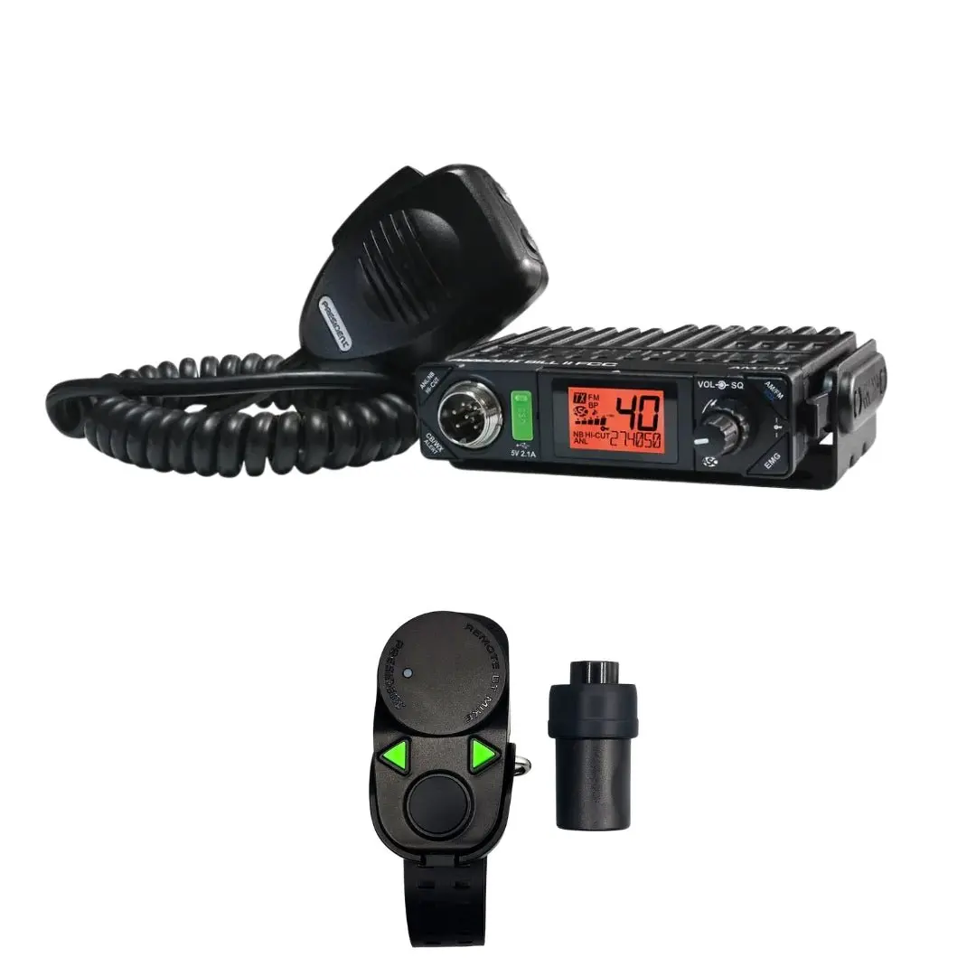 President Bill Ii Fcc Am/Fm Cb Radio, President Bt Mike Bluetooth Cb Radio Microphone Combo 1