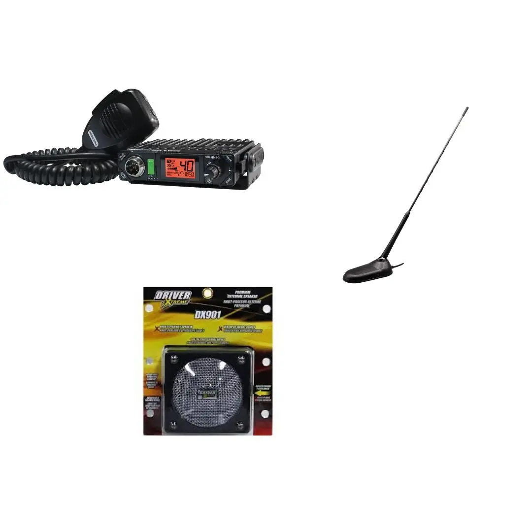President Bill Ii Fm, Virginia Cb Antenna, Driver Extreme Drx-9010 External Speaker Combo 1