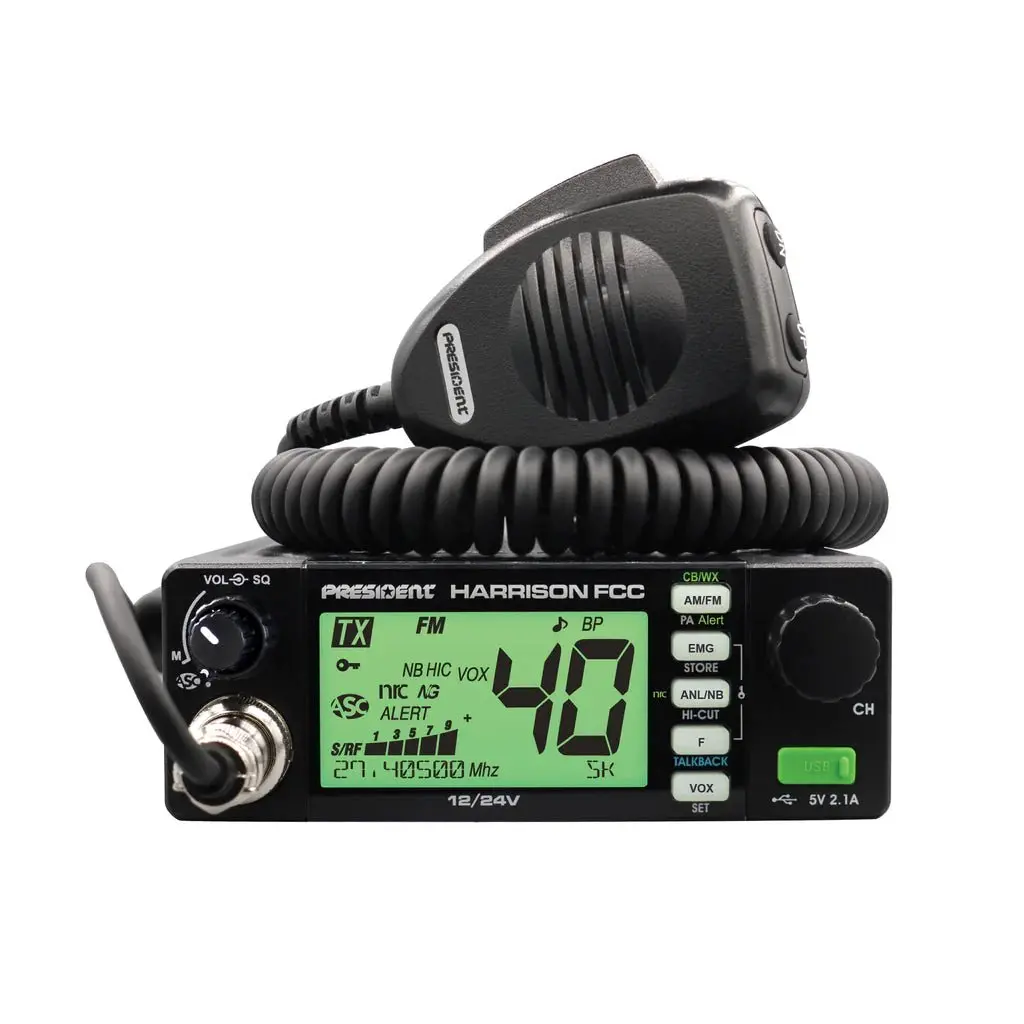 President Cb Radio - Fcc President Harrison 40 Channel Am/Fm Cb Radio 2