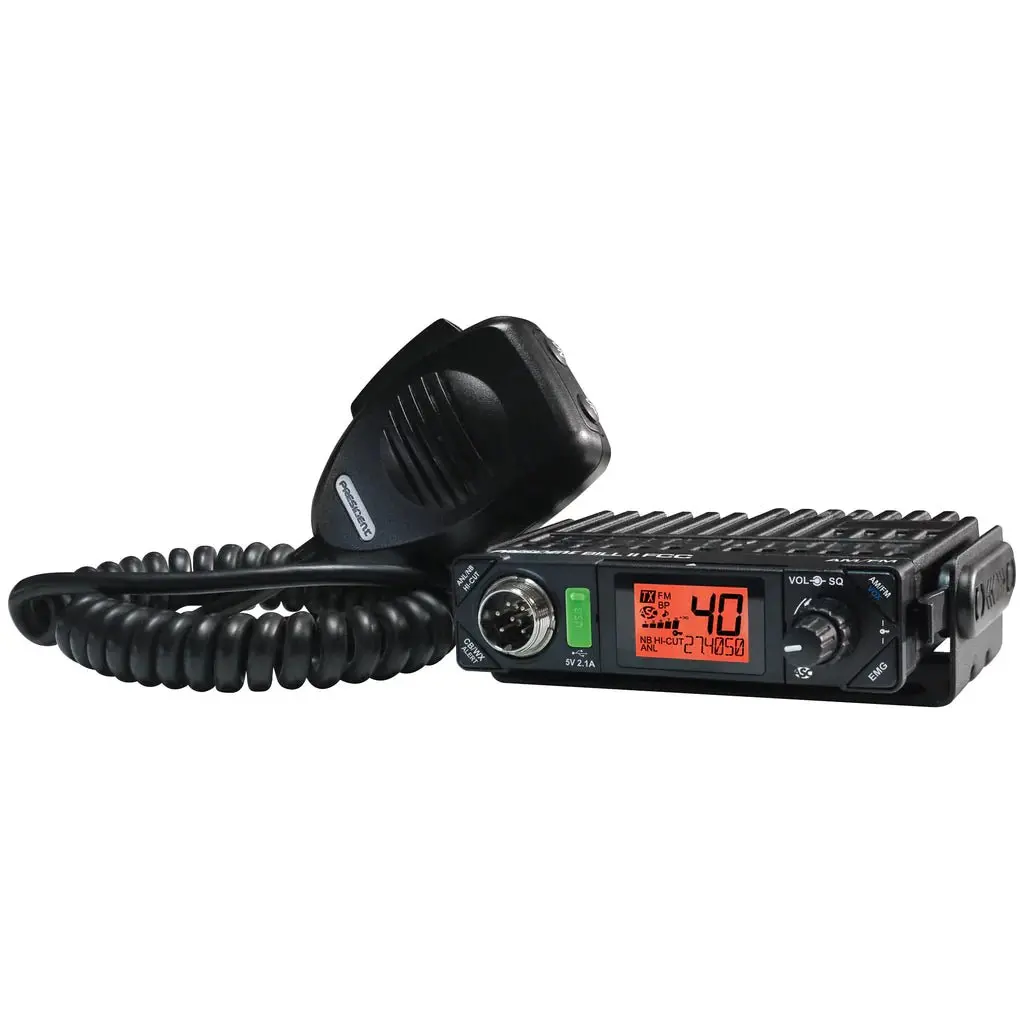 President Cb Radio -President Bill Ii Fcc Am/Fm Compact Cb Radio 1