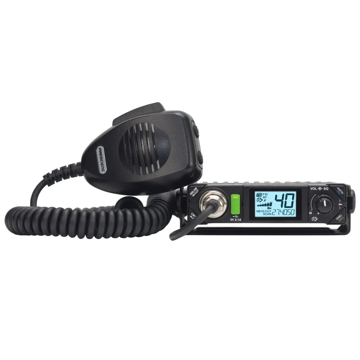 President Cb Radio -President Bill Iii Fcc Am/Fm Compact Cb Radio 1