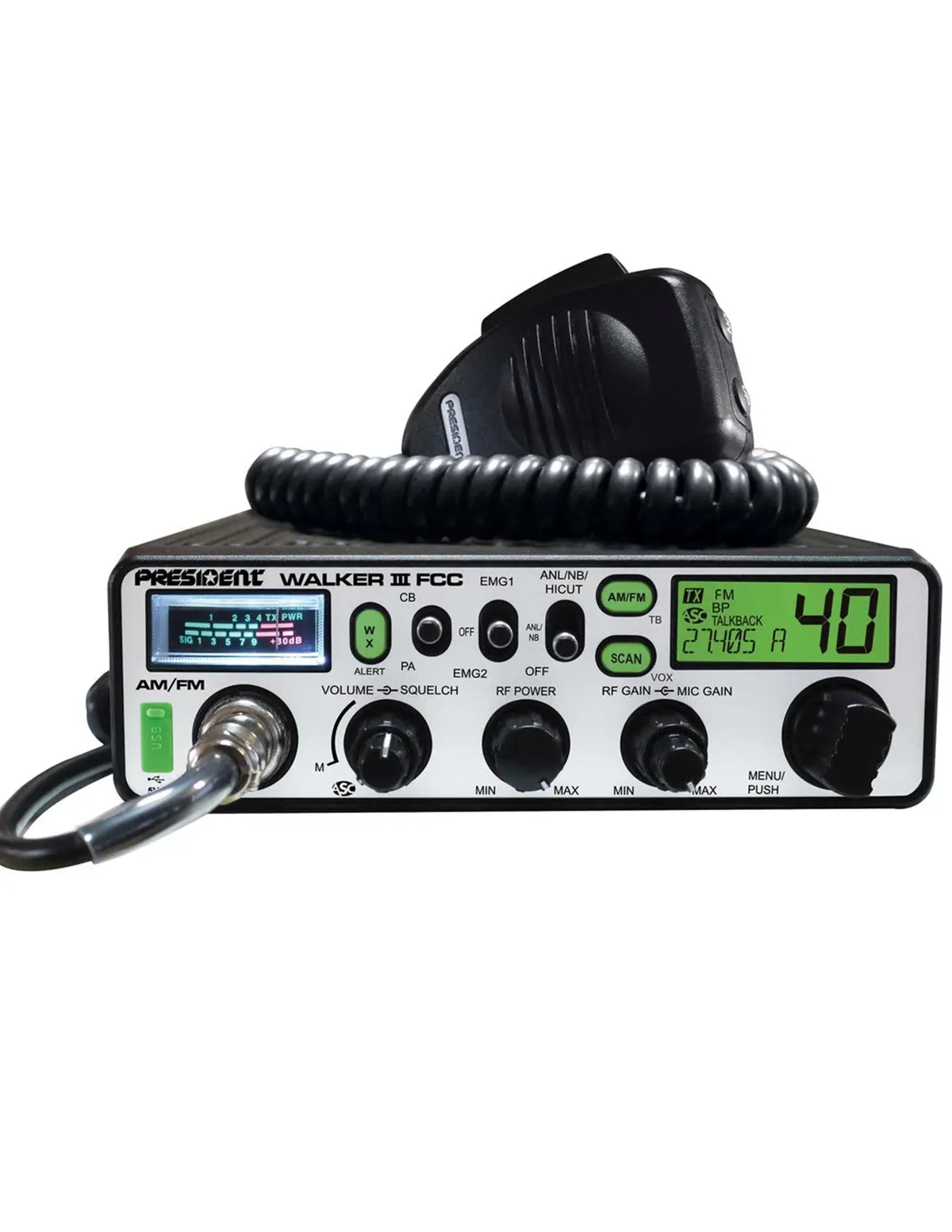 President Cb Radio - President Walker Iii Am/Fm Cb Radio 1