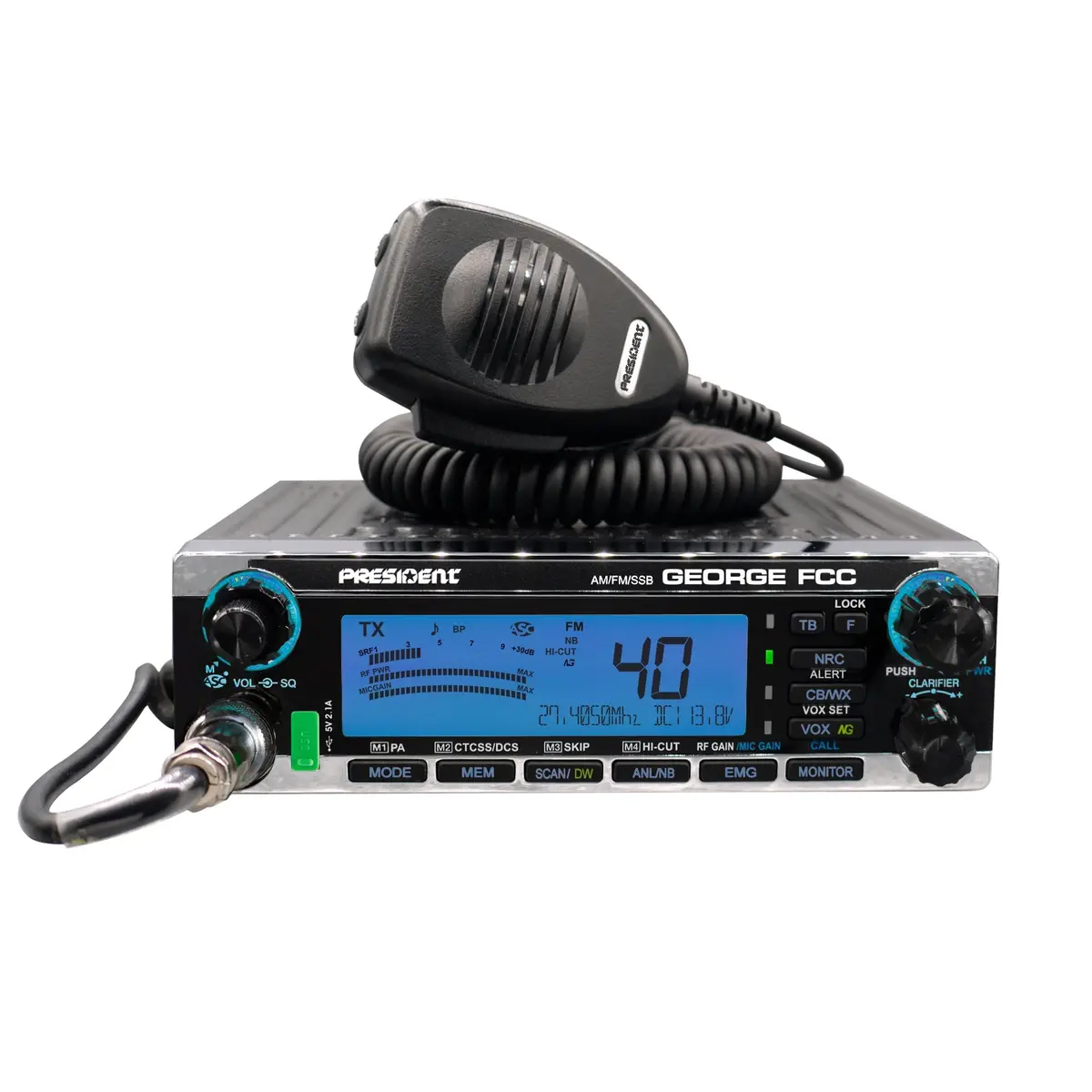 Cb Radios | President George Fcc Am/Fm Ssb Cb Radio 1