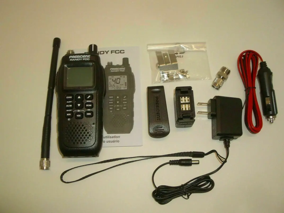 President Handheld Cb Radio - President Randy 40 Channel Cb Radio W/Weather 2
