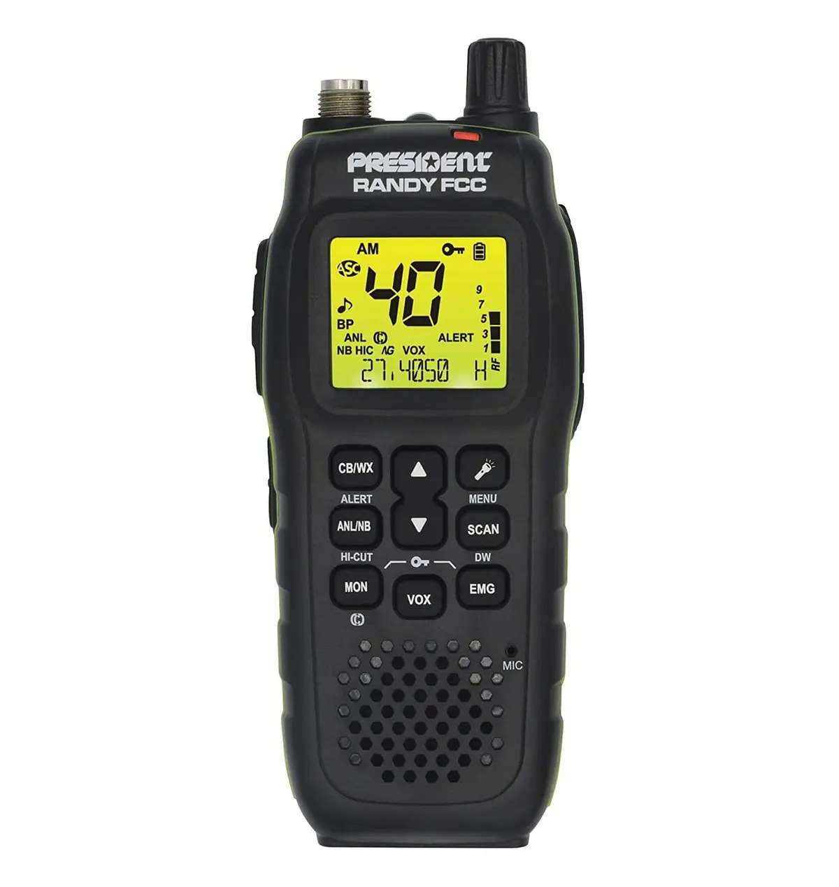 President Handheld Cb Radio - President Randy 40 Channel Cb Radio W/Weather 1