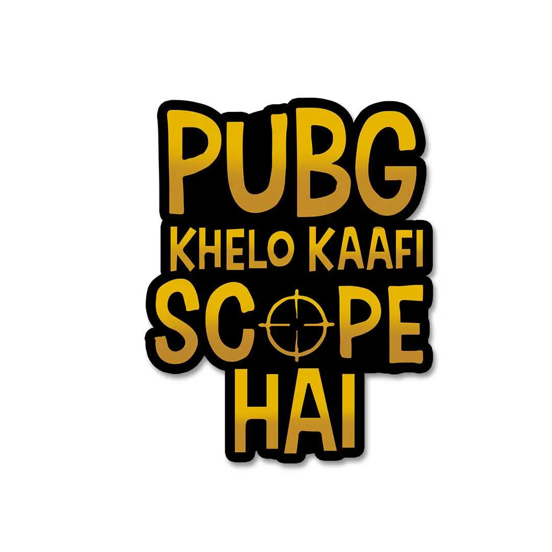 Pubg Khelo Kaafi Scope Hai Sticker 2