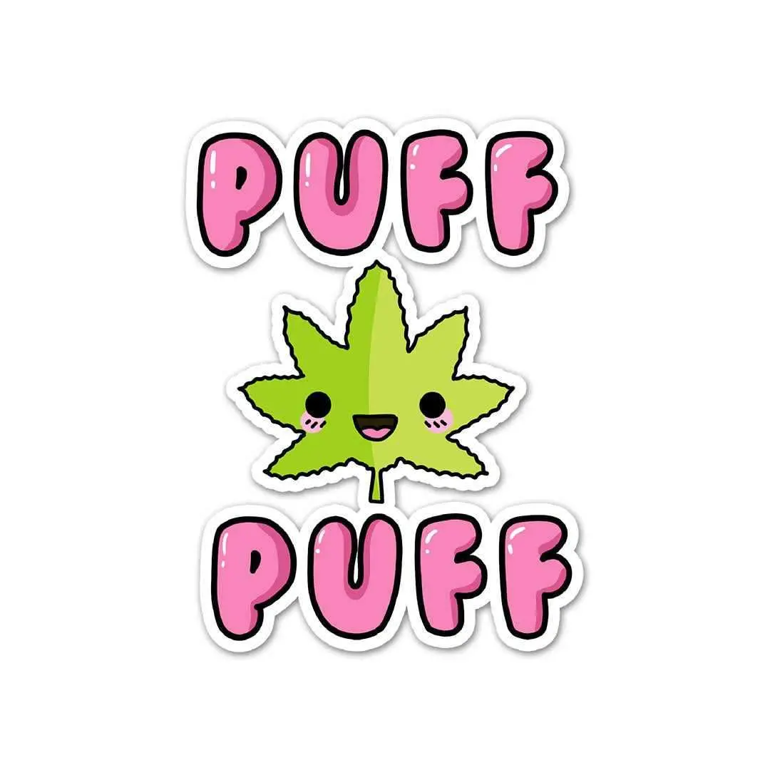 Puff Puff Weed-Weed Sticker 1