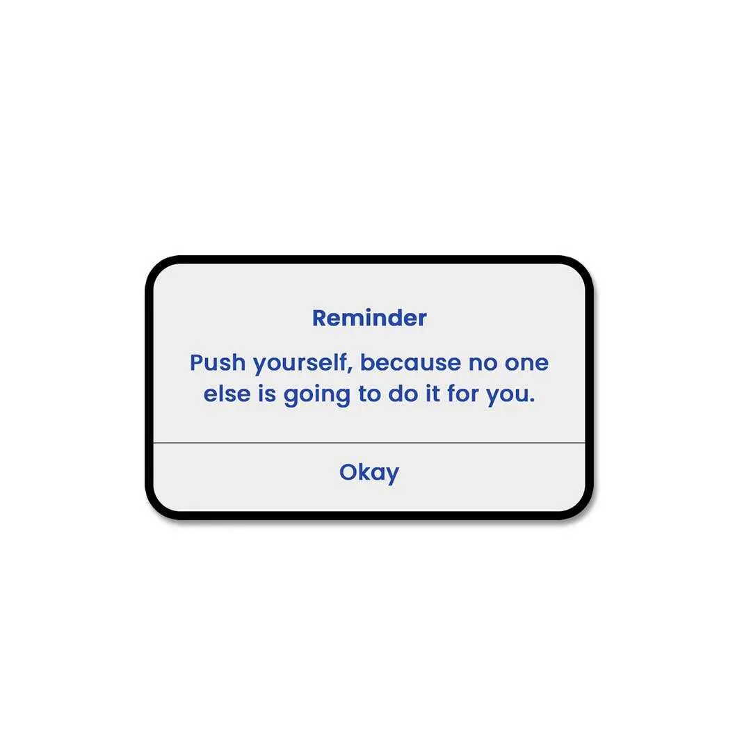 Push Yourself Sticker 1