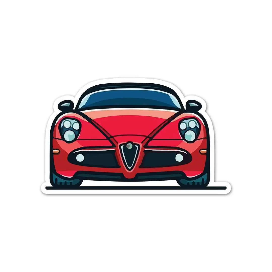 Racer Car Sticker 1