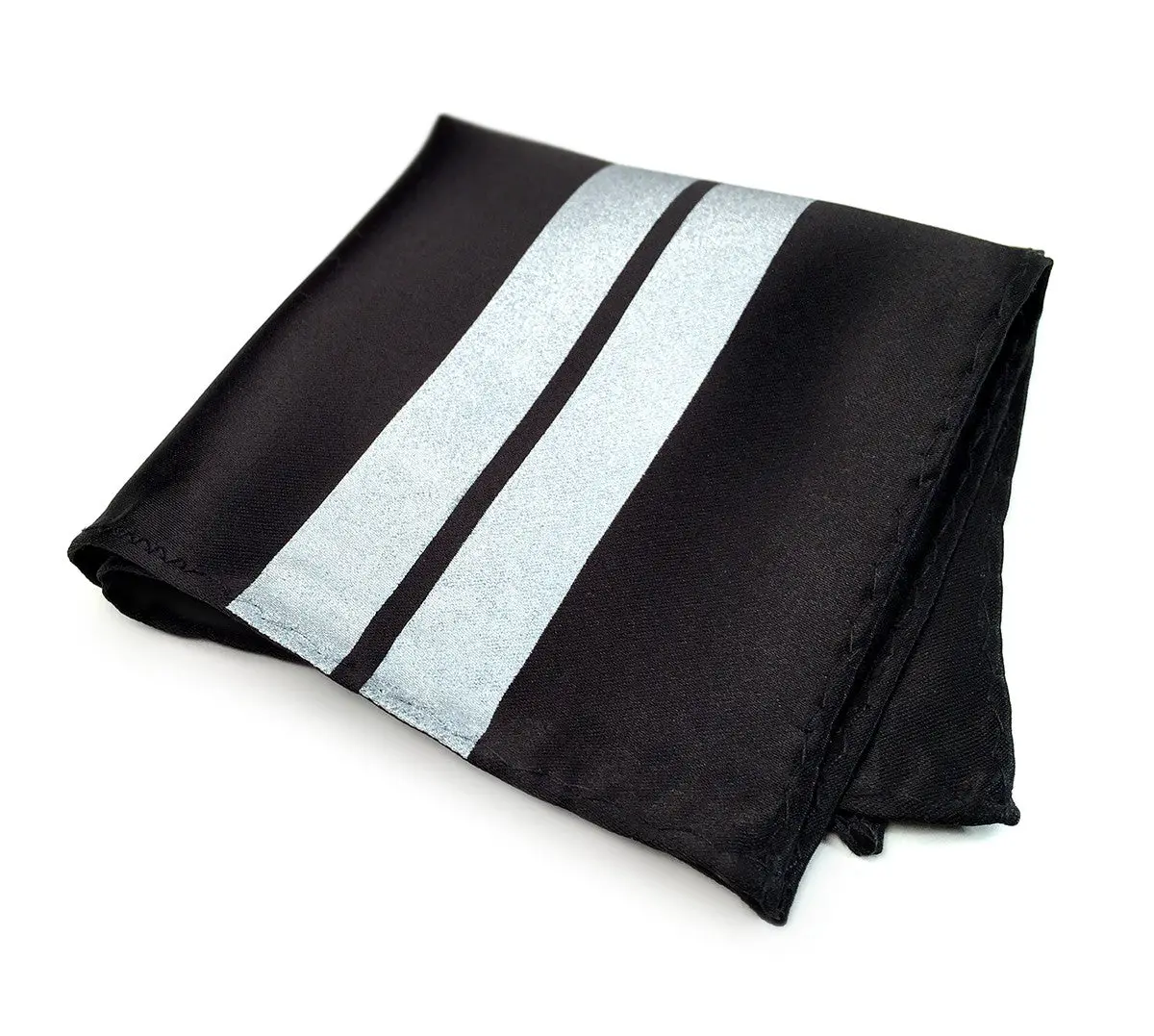 Racing Stripes Pocket Square: Le Mans First Place Microfiber Handkerchief 1