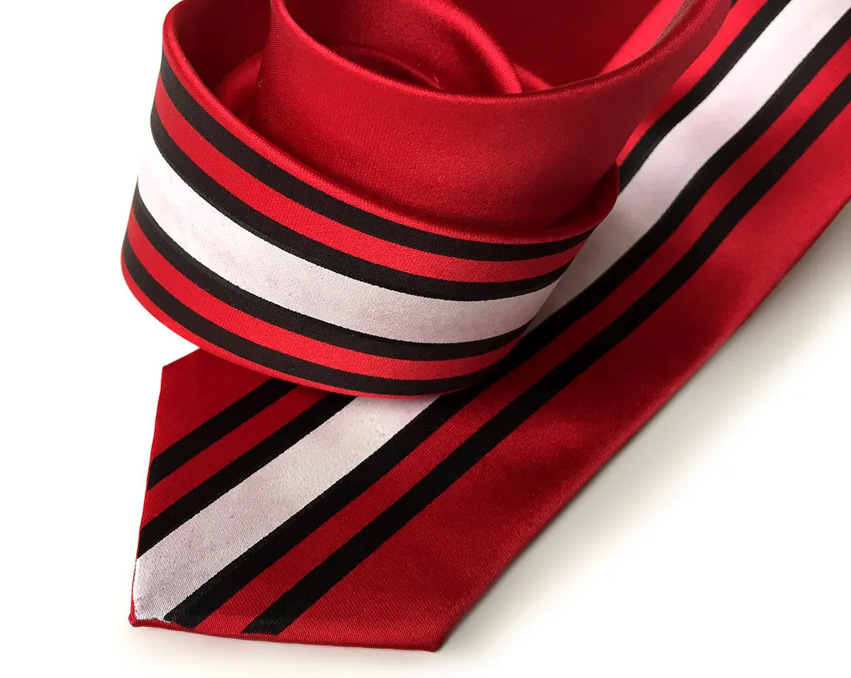 Racing Stripes: Scuderia Microfiber Necktie 2